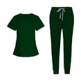 thumbnail image 4 of Nurse Work Clothing Nursing Uniform Scrubs Work Clothing Durable Green, 4 of 8