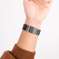 thumbnail image 3 of Stainless Steel Metal Replacement Strap Compatible With Smart Watch 5 Pro Durable Band Accessory Featuring Secure Clasp And Universal 20mm Width Design, 3 of 3