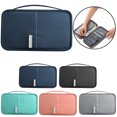 thumbnail image 2 of Travel Passport Holder Splash-proof Document Organizer Bag Passport Wallet, 2 of 10