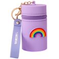 thumbnail image 1 of Keychain Pouch Portable Cartoon Decor Storage Bag with Zipper Closure Wrist Strap Mini Cosmetic Bag Silicone Storage Bag Keychain Cosmetic Pouch, 1 of 8