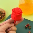 thumbnail image 3 of 2Pcs Silicone Tea Strainers Loose Tea Infuser Rose Flower Shape Loose Leaf Tea Infuser, 3 of 8