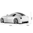 thumbnail image 4 of SHARE SUNSHINE Souris Sans Fil, Souris d'Ordinateur en Forme de Voiture 2,4 GHz, Souris Optique Sans Fil avec Récepteur USB pour Ordinateur Portable PC, Blanc, 4 of 8
