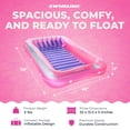 thumbnail image 4 of Swimline Classic Edition Inflatable Suntan Tub Pool Lounger, Pink/Purple, 4 of 8