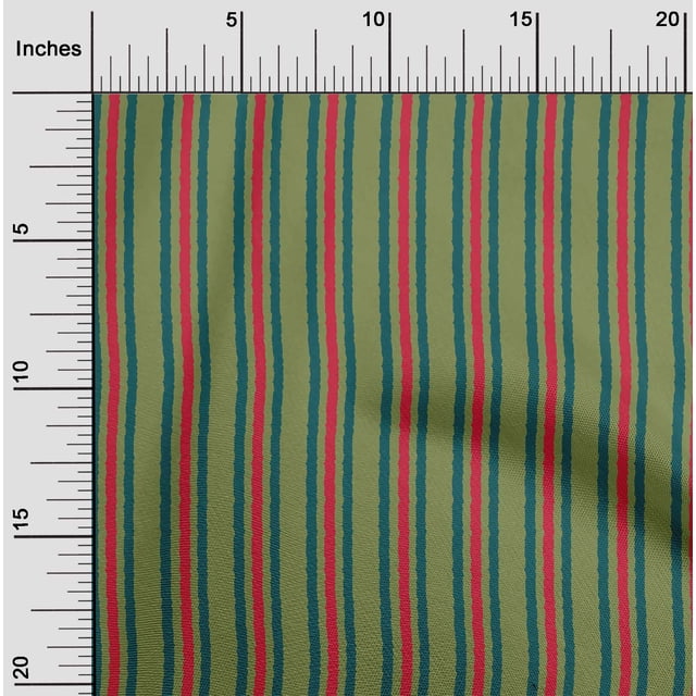 oneOone Polyester Lycra Fabric Stripe Block Fabric Prints By Yard 56 Inch Wide