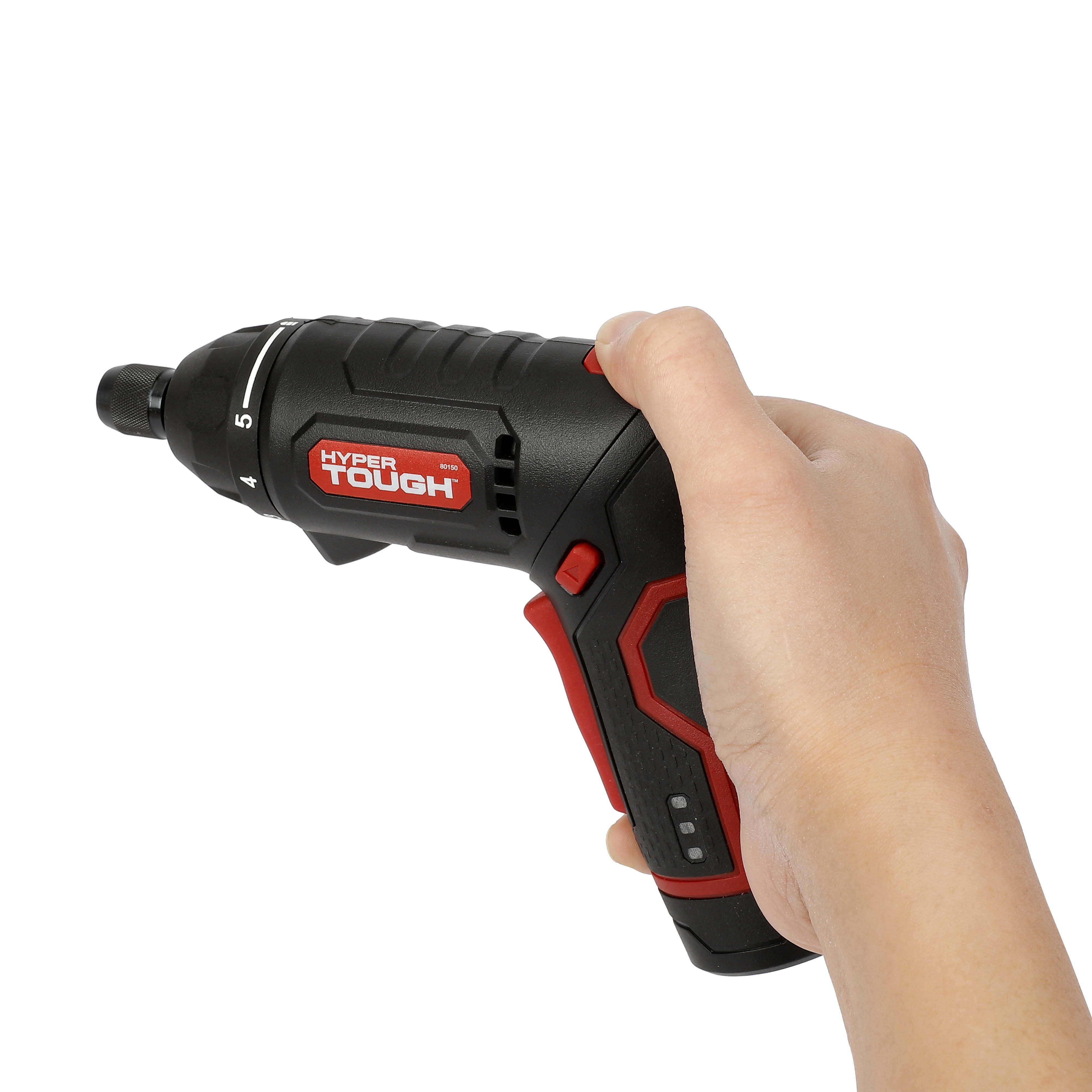 Tournevis sans fil Hyper Tough 4 Volts à tête rotative
