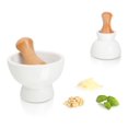 thumbnail image 1 of Tomorrow's Kitchen Double Mortar & Pestle, 1 of 6