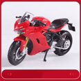 thumbnail image 1 of Ducati supper S 1:18 Moto Modèle Jouet Moto avec Base, 1 of 2