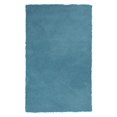 thumbnail image 1 of HomeRoots 353407 27 x 45 in. Polyester Highlighter Blue Area Rug, 1 of 1