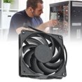 thumbnail image 1 of CPU Refroidissement, Ventilateur de Refroidissement 12cm 2400RPM Ventilateur de Refroidissement pour Ordinateur Système de Refroidissement PC Haute Performance, 1 of 9