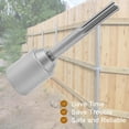 thumbnail image 4 of T Post Driver 5 Pits Shank Steel Fence Post Driver Hammer Drill Capability Save Time with the T Post Driver for Driving T Posts Into the Ground,  20cm Length, 4 of 7