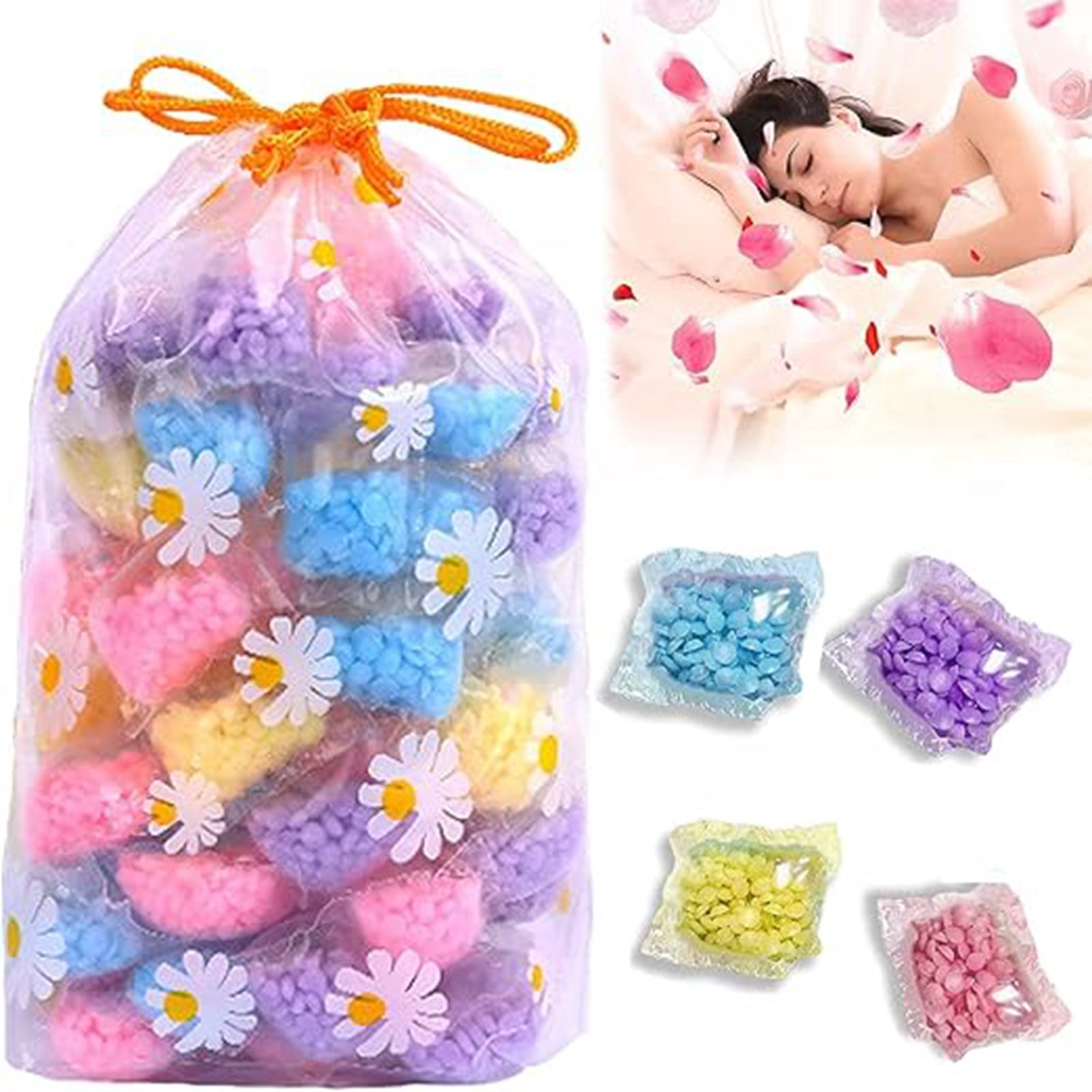 Laundry Detergent Pacs, Super Concentrated Laundry Detergent Pods, 30pcs Liquid Soap Pacs, Stain Removal Lasting in-wash Fragrant, Advanced Cleaning with Mix Scented Beads