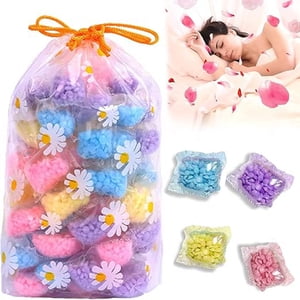 Sacs de nettoyage, condensateurs de nettoyage pour lave-linge, 30pcs Pacs de savon liquide, suppression des taches Dureté dans le lavage Parfumé, Nettoyage avancé avec perles parfumées mélangées