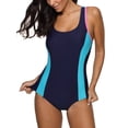 thumbnail image 1 of Charmo Women's One Piece Athletic Racerback Swimsuit Slimming Bathing Suit, 1 of 5