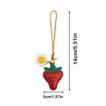 thumbnail image 4 of Birdeem Fruit Strawberry Shape Pendant Keychain Three-Dimensional Exquisite Strawberry Bag Pendant, 4 of 5