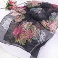 thumbnail image 2 of Birdeem Mode Femmes Foulard Longue Douce à Imprimé Floral Foulard Châle en Soie Simulée, 2 of 4