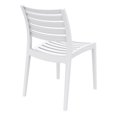thumbnail image 2 of Siesta ISP009-WHI Ares Chaise de Salle à Manger d'Extérieur Blanche - Ensemble de 2, 2 of 10