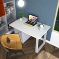 thumbnail image 3 of Gymax 48'' x 30'' Universal Tabletop for Standard & Standing Desk Frame White, 3 of 10