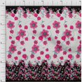 thumbnail image 1 of oneOone Cotton Poplin Fabric Artistic Flower Panel Decor Fabric Printed BTY 56 Inch Wide, 1 of 3