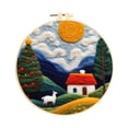 thumbnail image 2 of Vrorvz Beginner-Friendly Wool Felts Painting Needle Felts Kit with Embroidery Frame and Materials Suit DIY Craft Set for Home Decoration and Gift Suit Pack for Crafters, 2 of 5