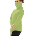 thumbnail image 2 of Ovbmpzd Sun Protection Tops for Women Green Long Sleeve Breathable Solid Tees Womens Camisole Tank Tops L, 2 of 8