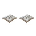 thumbnail image 2 of Wweixi Cushion Pad For Square Chair - Soft And Comfortable Wide Range Of Uses Square Chair Cushion gray grid 2Set, 2 of 6