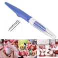 thumbnail image 4 of Felting Wool, Wear-resistant 3-Needle Felting Pen Sturdy  For Beginner For Expert Felter For Hand-made Products For DIY Production Process Blue,Pink, 4 of 8