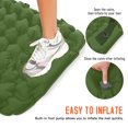 thumbnail image 2 of Camping Sleeping Pad with Pillow Built-in Pump Ultralight Inflatable Sleeping Mat Waterproof Camping Air Mattress, 2 of 8