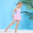 thumbnail image 3 of Maillot de Bain d'Été Deux Pièces pour Petite Fille, Bikini de Jeu de Rôle, Tankini pour Tout-Petit, Rouge, 3 à 10 Ans, 3 of 6