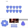 thumbnail image 1 of Guitare 10PCS Support de Choix de Guitare Plectrum Accessoire d'Instrument de Musique0.46mm-1mm Épaisseur, 1 of 8
