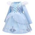 thumbnail image 2 of Robe de Princesse à Manches Longues pour Bébé Fille, Robe de Fête 12 m-5 T, 2 of 7