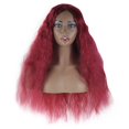 thumbnail image 1 of Peruvian Curly Human Hair Wig African Wavelet 39 Inch Adjustable Wigs for Women  52-58 cm Head Circumference, 1 of 3