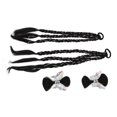 thumbnail image 1 of Boxing Braided Extension, Synthetic  Boxing Braided Ponytail Extension  for Girls for Home Brown Black,Black, 1 of 7