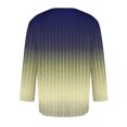 thumbnail image 2 of SDNall Shorts pour Hommes Imprimé Col Rond Mode Décontractée Manches Courtes Blouses Chemises Chemises pour Hommes, Tee-Shirts Manches Longues pour Hommes, Chemises Manches Longues pour Hommes, 2 of 4