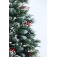 thumbnail image 4 of 5ft Super Full Frosted Pine Christmas Tree Unlit, 4 of 5