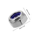 thumbnail image 2 of AURARMLET 15Pcs Stainless Steel Hexagon Nuts Set for Machinery Fastening with Nylon Lock Feature, 2 of 5