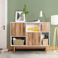 thumbnail image 4 of Gymax Buffet Bahut Armoire de Rangement avec Compartiments de Rangement Buffet Meuble Télé Café, 4 of 10