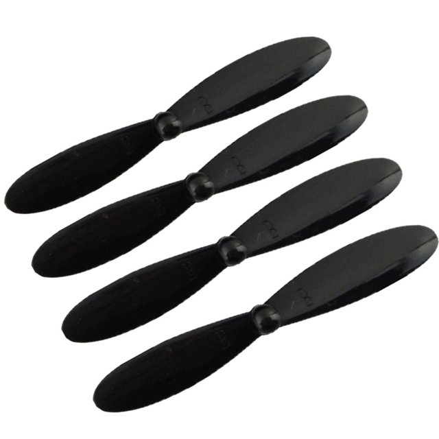 4 PCS Lightweight , High Quality 2 inch Quadcopter Props Assorted Black