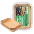 thumbnail image 2 of JUNWELL Doublures en Papier Jetables pour Friteuse à Air Chaud pour Ninja Dual Airfryer Papier Parchemin Antiadhésif Rectangulaire Accessoires pour Friteuse à Air Résistant à l'Huile Imperméable Doublure en Papier pour Four à Micro-Ondes (10, 2 of 5