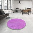 thumbnail image 4 of Ahgly Company Tapis d'Intérieur Lavables en Machine, Carrés, Violets, Transitionnels, Violets, Carrés de 5', 4 of 7