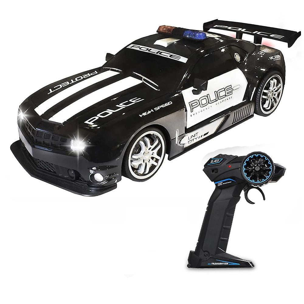 1/12 Big 2.4ghz Super Fast Police Rc Car Remote Control Cars Toy With Lights Durable Chase Drift Vehicle Toys For Boys Kid Child