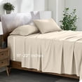 thumbnail image 1 of Bare Home 22" Extra Deep Pocket Sheet Set - Premium 1800 Collection - Ultra-Soft - Twin XL, Sand, 1 of 8