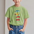 thumbnail image 2 of WRKEKC T-Shirts d'Été pour Garçons, T-Shirts Décontractés pour Garçons, T-Shirts Polyvalents Décontractés à Manches Courtes pour Enfants avec Motif Imprimé et Col Rond, 2 of 6