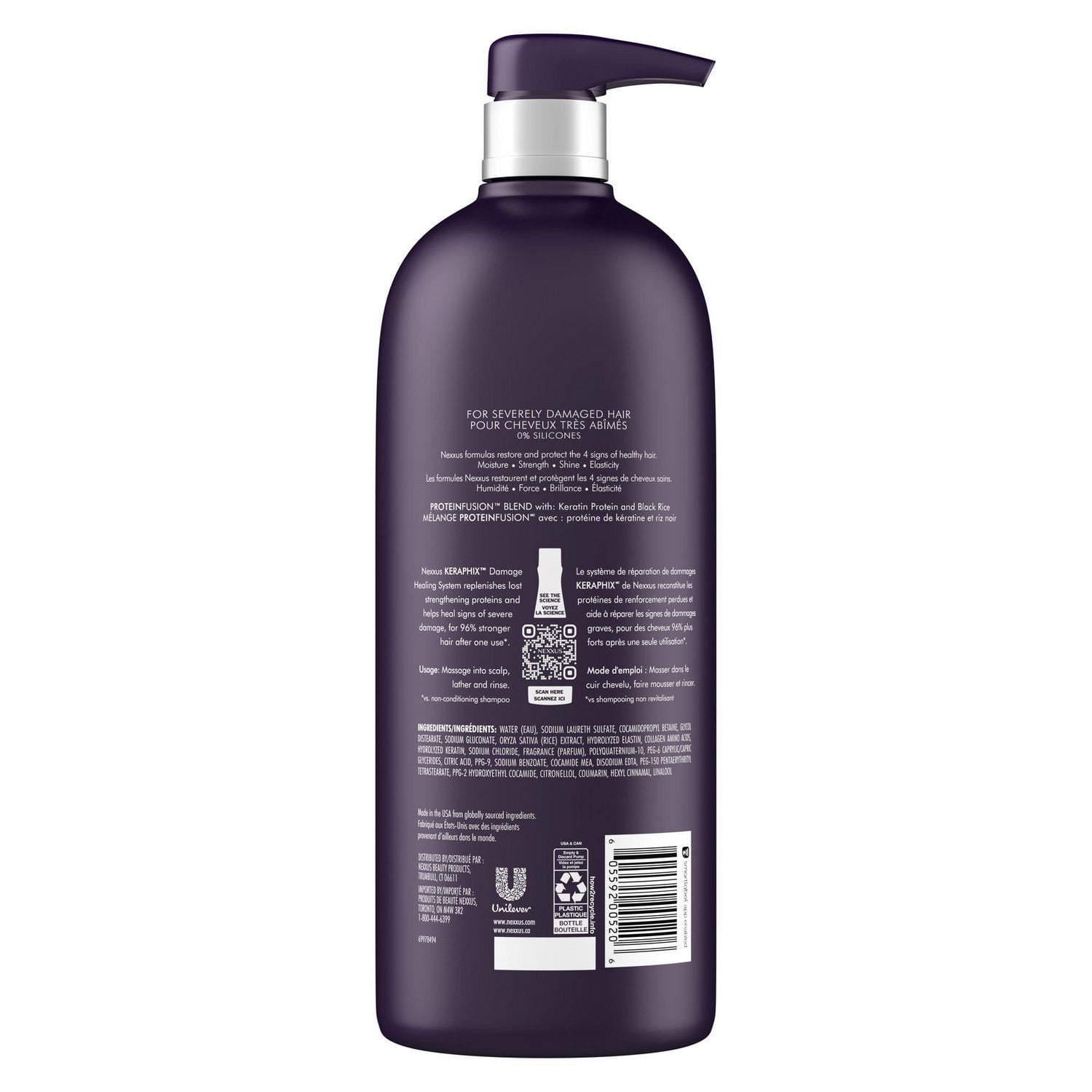 Nexxus Keraphix avec ProteinFusion Shampooing Réparateur