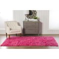 thumbnail image 4 of Tapis Nouveau Flokati 1400 gr de 5' x 8', Fuchsia, 4 of 6