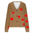 thumbnail image 4 of LOVZFMLL Cardigan pour Femmes Cardigan Décontracté à Boutons Veste Manteau de Mode Imprimée, 4 of 4