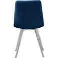 thumbnail image 2 of Meridian Furniture Annie Navy Velvet Dining Chair (Set of 2), 2 of 7
