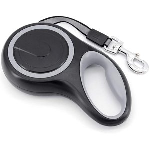 8M Long Retractable Dog Leash, High-End Pet Lead Automatic Extendable Dog Training Leash Up To 50Kg (Gray)