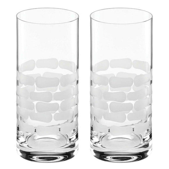 Michael Wainwright Truro Highball Glasses Set of 2, 6.3-Inch
