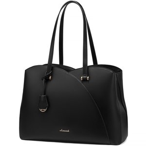 LOVEVOOK Laptop Tote Bag for Women, Work Bags Laptop Bag Teacher Tote Bag, Leather Computer Bag Large Purses Handbag Professional Briefcase,