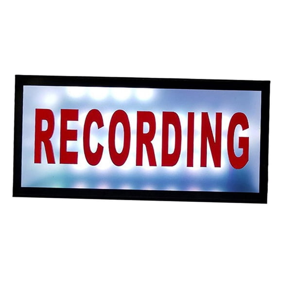 GROWTH TANK Serenable Busylight Sign Remote Control Illuminated Light Box for Studio Black USB